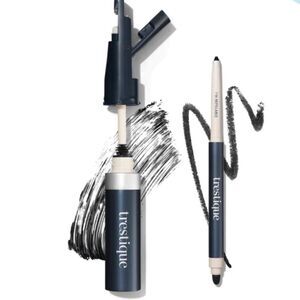 Trestique Mascara & Eyeliner Good Vibes in Icelandic Black Lacquer w/lash curler